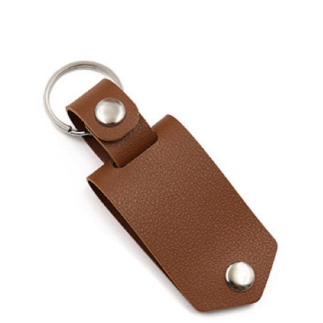 Custom Leather Photo Keychain