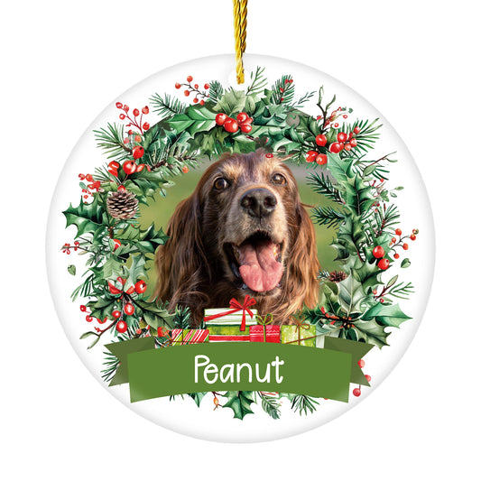 Personalized Pet Photo Ornaments 2024 Christmas Trees Decorations